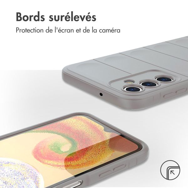 imoshion Coque arrière EasyGrip Samsung Galaxy A14 (5G/4G) - Gris