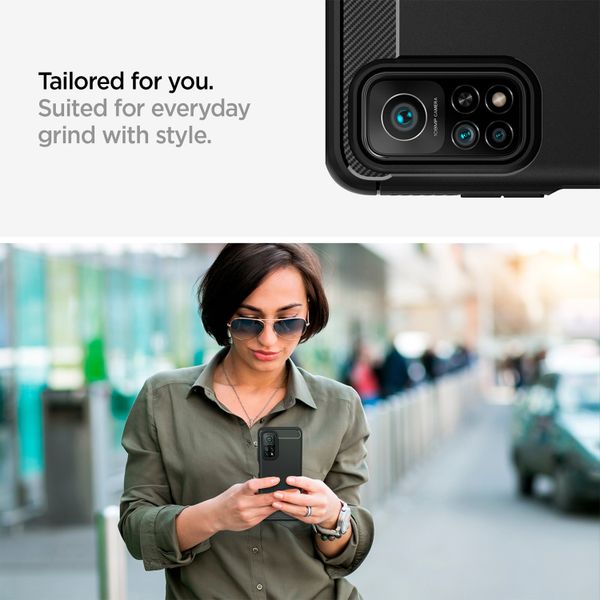 Spigen Coque Rugged Armor Xiaomi Mi 10T (Pro) - Noir