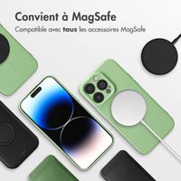 imoshion Coque Couleur avec MagSafe iPhone 14 Pro - Vert