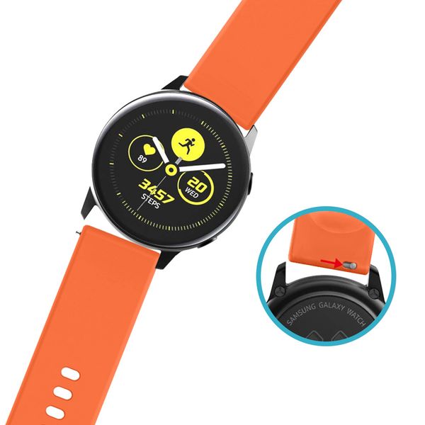 imoshion Bracelet silicone le Galaxy Watch 40/42mm / Active 2 42/44mm - Orange