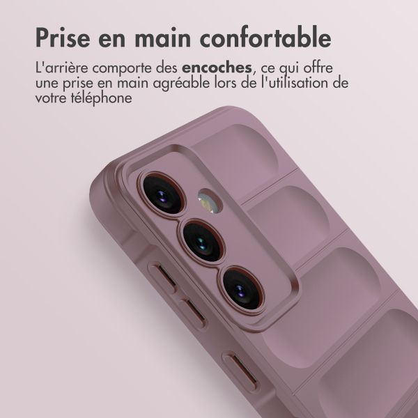 imoshion Coque arrière EasyGrip Samsung Galaxy S24 Plus - Violet