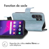 imoshion Étui de télephone portefeuille Samsung Galaxy S24 Ultra - Bleu clair