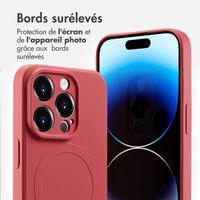 imoshion Coque Couleur avec MagSafe Apple iPhone 14 Pro - Dusty Rose