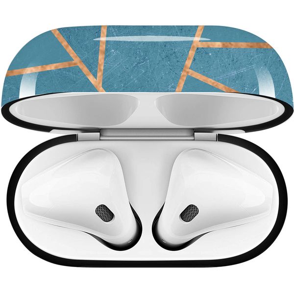 imoshion Coque Hardcover Design AirPods 1 / 2 - Blue Graphic