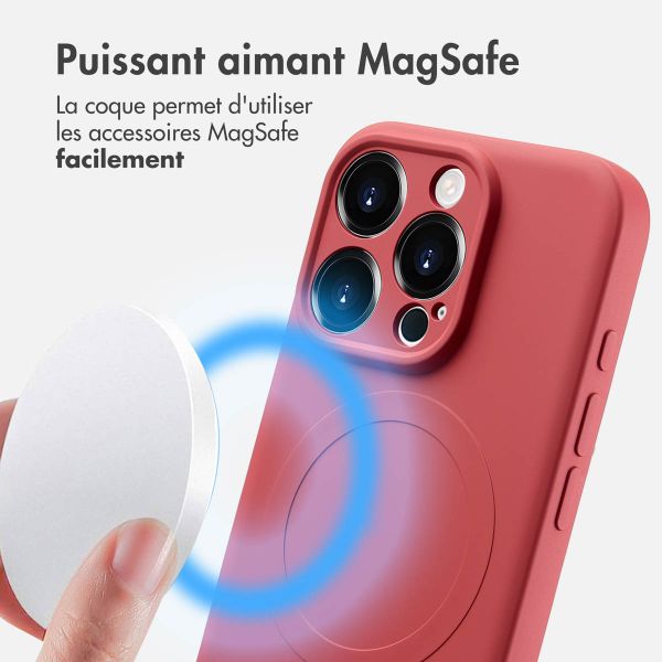 imoshion Coque Couleur avec MagSafe Apple iPhone 16 Pro Max - Dusty Rose