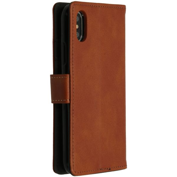 imoshion Étui de télephone portefeuille de luxe Apple iPhone X / Xs - Marron