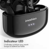 imoshion Aura Pro Écouteurs intra-auriculaires sans fil - Réduction active du bruit (ANC) - Noir
