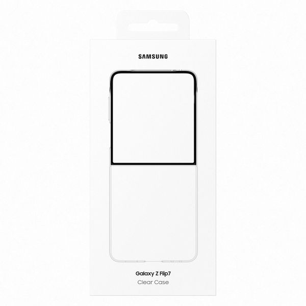 Samsung Coque originale Clear Samsung Galaxy Z Flip 7 - Transparent