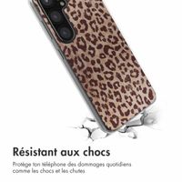 imoshion Coque design pour Samsung Galaxy S25 - Leopard Mood