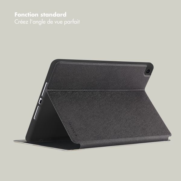 Selencia Coque tablette Vivid Apple iPad 9 (2021) 10.2 pouces / iPad 8 (2020) 10.2 pouces / iPad 7 (2019) 10.2 pouces - Desert Waves Beige