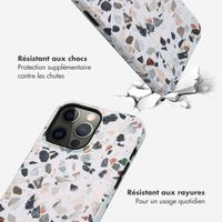 Selencia Coque arrière Vivid Apple iPhone 14 Pro Max - Chic Terazzo