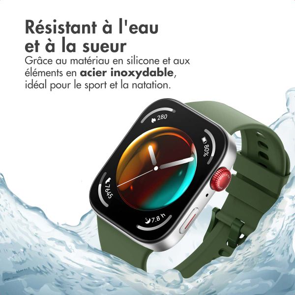 imoshion Bracelet silicone Huawei Watch Fit 4 / 4 Pro - Military Green