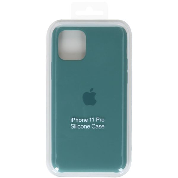 Apple Coque en silicone Apple iPhone 11 Pro - Pine Green
