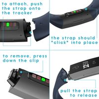 imoshion Bracelet silicone Fitbit Charge 3 / 4 - Bleu foncé