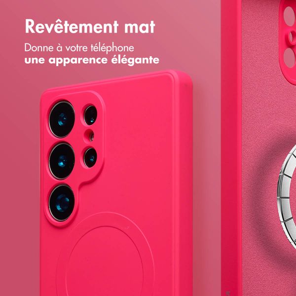 imoshion Coque Couleur avec MagSafe Samsung Galaxy S25 Ultra - Neon Pink