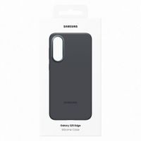 Samsung Original Coque en silicone Samsung Galaxy S25 Edge - Noir