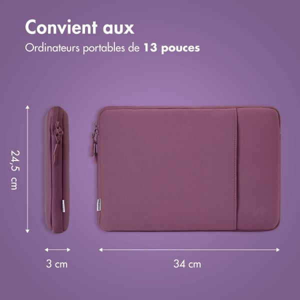 imoshion Pochette ordinateur avec compartiment 13 pouces - Royal Plum