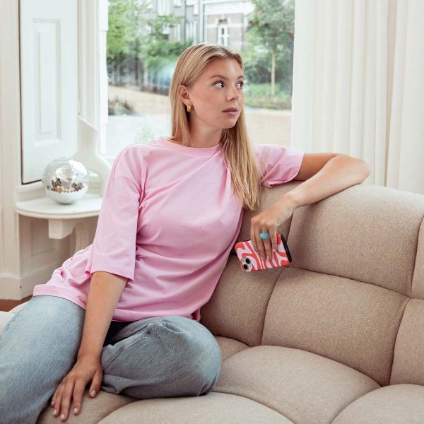 Selencia Coque arrière Vivid Samsung Galaxy S23 - Dream Swirl Pink