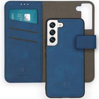 imoshion Etui de téléphone de luxe 2-en-1 amovible Samsung Galaxy S22 - Bleu foncé