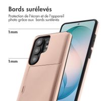 imoshion Coque arrière avec porte-cartes Samsung Galaxy S26 Ultra - Rose Gold