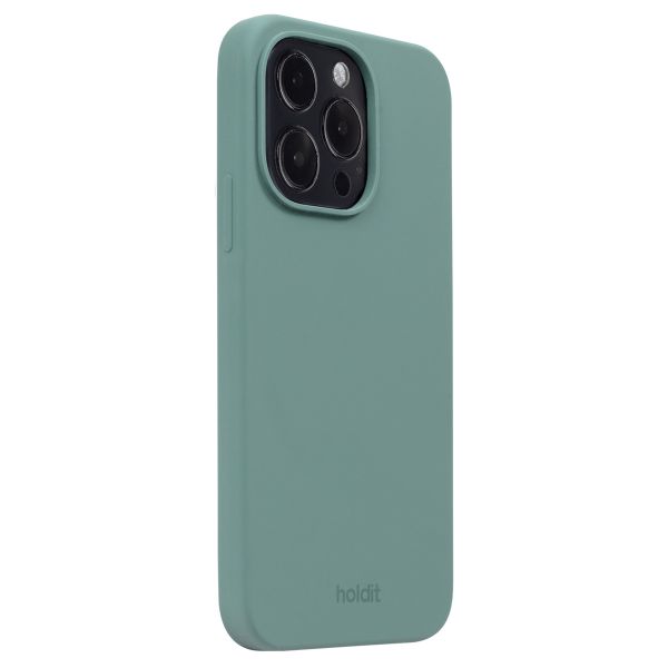 Holdit Coque Silicone Apple iPhone 14 Pro - Moss Green