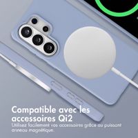 imoshion Coque arrière Color avec cordon amovible et MagSafe Samsung Galaxy S26 Ultra - Ash Blue