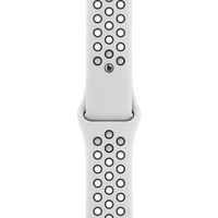 Apple Nike Sport Band Apple Watch Series 1 á 9 / SE (38/40/41 mm) | Series 10 (42 mm) - Pure Platinum/Black