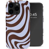 Selencia Coque arrière Vivid avec MagSafe Apple iPhone 15 Pro - Dream Swirl Chocolate