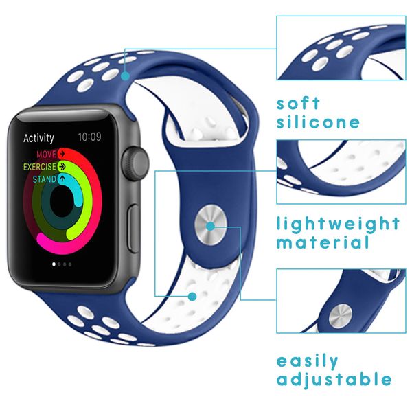 imoshion Bracelet sportif en silicone Apple Watch 1-6 / SE / Ultra (2) - 42/44/45 mm