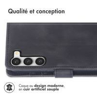 imoshion Etui de téléphone portefeuille avec cordon Samsung Galaxy S23 - Noir