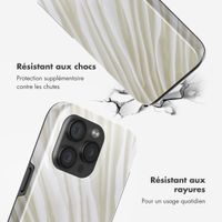 Selencia Coque arrière Vivid avec MagSafe Apple iPhone 15 Pro - Nature Light Brown