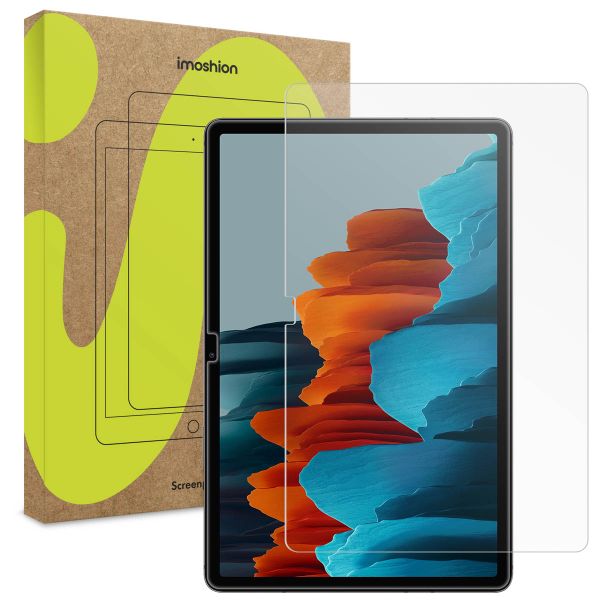 imoshion Protection d'écran en verre trempé Samsung Galaxy Tab S10 Plus / Tab S9 FE Plus / Tab S9 Plus / S8 Plus / S7 Plus / Tab S7 FE 5G - Transparent