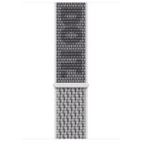 Apple Bracelet Nike Sport Loop Apple Watch Series 1 t/m 11 / SE / Ultra (44/45/46/49 mm) - White / Black