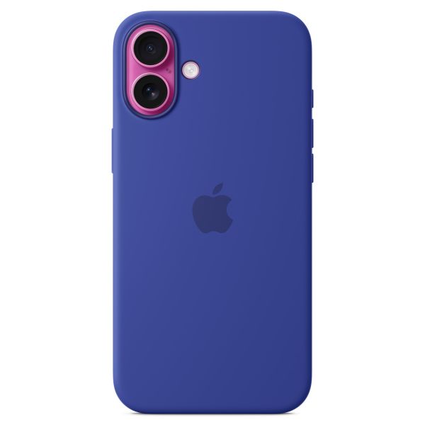 Apple Coque en silicone MagSafe Apple iPhone 16 Plus - Ultramarine