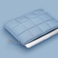 Selencia Pochette ordinateur Puffy 13-14 pouces - Slate Blue