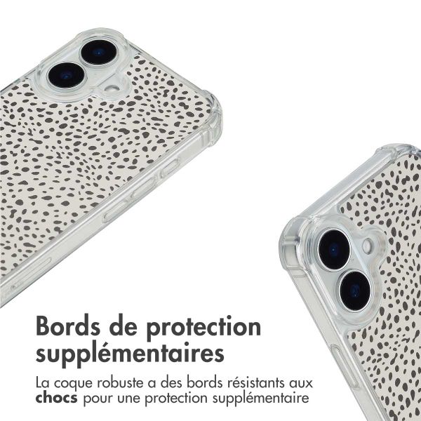 imoshion Coque Design avec cordon Apple iPhone 16 - Desert Dots