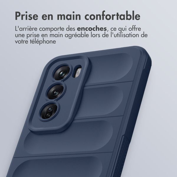 imoshion Coque arrière EasyGrip Oppo Reno 12 Pro - Bleu foncé