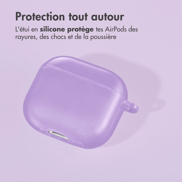 imoshion Coque Néon Apple AirPods 4 - Pourpre
