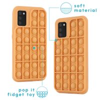 imoshion ﻿Pop It Fidget Toy - Coque Pop It Galaxy A02s - Dorée