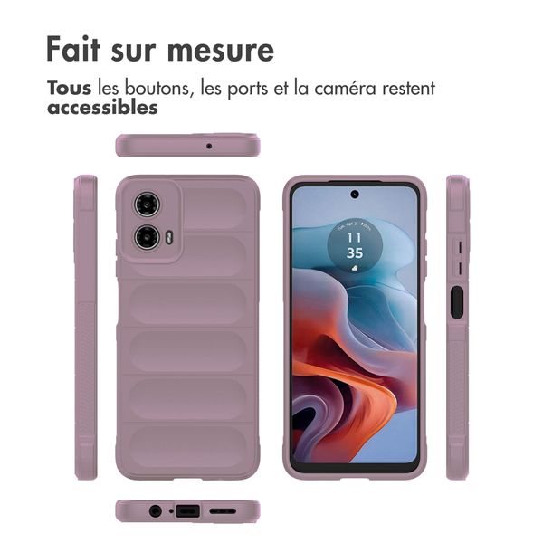 imoshion EasyGrip Backcover Motorola Moto G34 - Violet