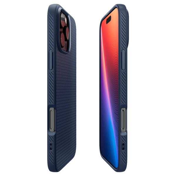 Spigen Coque Liquid Air™ iPhone 16 Pro - Navy Blue