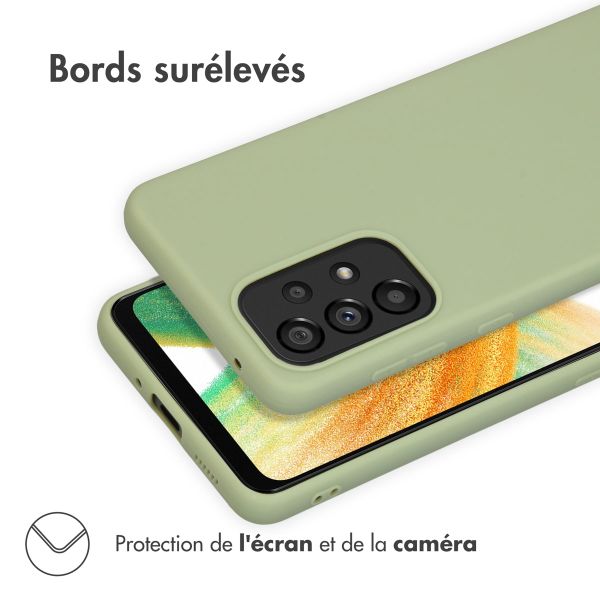 imoshion Coque Couleur Samsung Galaxy A33 - Olive Green