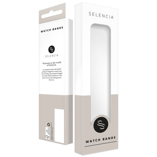 Selencia Bracelet magnétique en acier - Connexion universelle de 22 mm - Rose Dorée