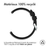 imoshion Bracelet en silicone - Connexion universelle de 20 mm - Noir