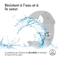 imoshion Bracelet sport en silicone  - Connexion universelle 22 mm - Gris