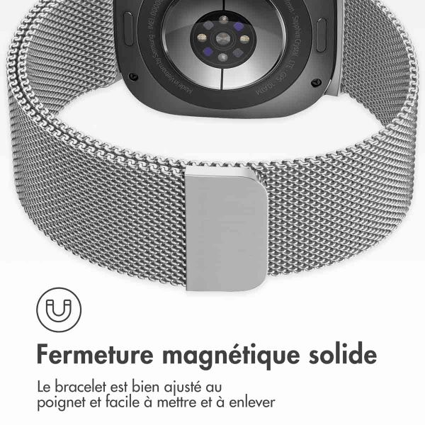 imoshion Bracelet magnétique milanais Samsung Galaxy Watch Ultra (2024/2025) - Argent