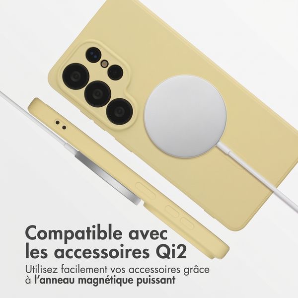 imoshion Coque Couleur avec MagSafe Samsung Galaxy S26 Ultra - Vanilla