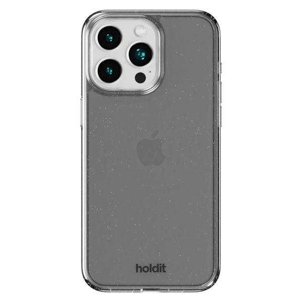 Holdit Coque Pailletée iPhone 15 Pro - Black