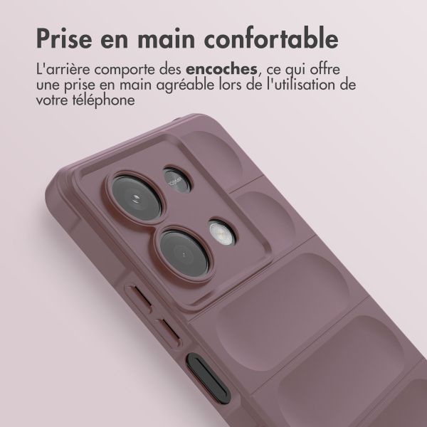 imoshion Coque arrière EasyGrip Xiaomi Redmi Note 13 (5G) - Violet