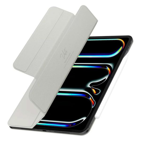 Spigen Air Skin folio OneTap Apple iPad Pro 11 (2025) M5 / (2024) M4 - Gris